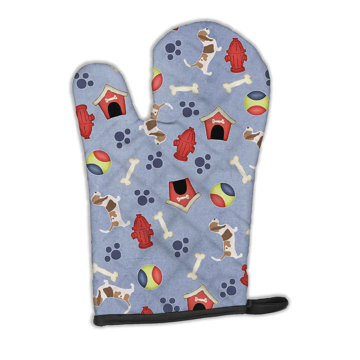 Basset Hound Dog House Collection Oven Mitt BB3902OVMT  the-store.com.