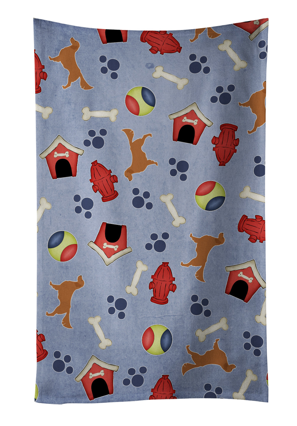 Golden Retriever Dog House Collection Kitchen Towel BB3904KTWL - the-store.com