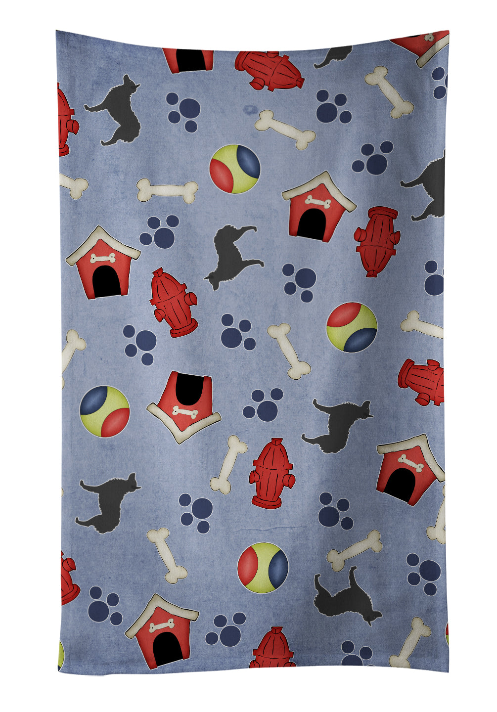 Croatian Sheepdog Dog House Collection Kitchen Towel BB3921KTWL - the-store.com