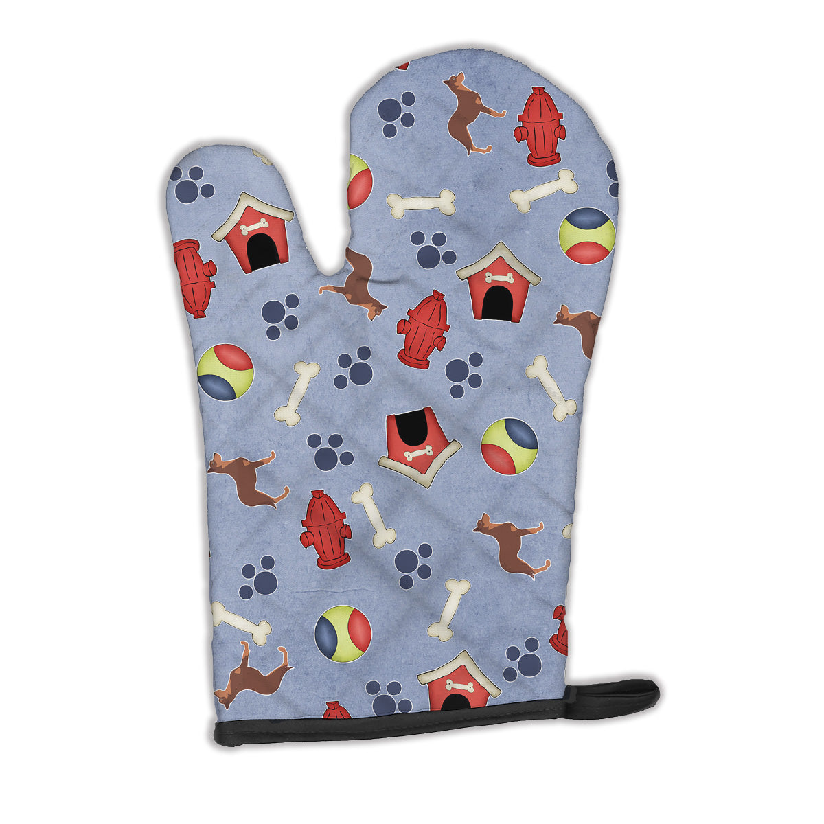 Australian Kelpie Dog Dog House Collection Oven Mitt BB3929OVMT  the-store.com.