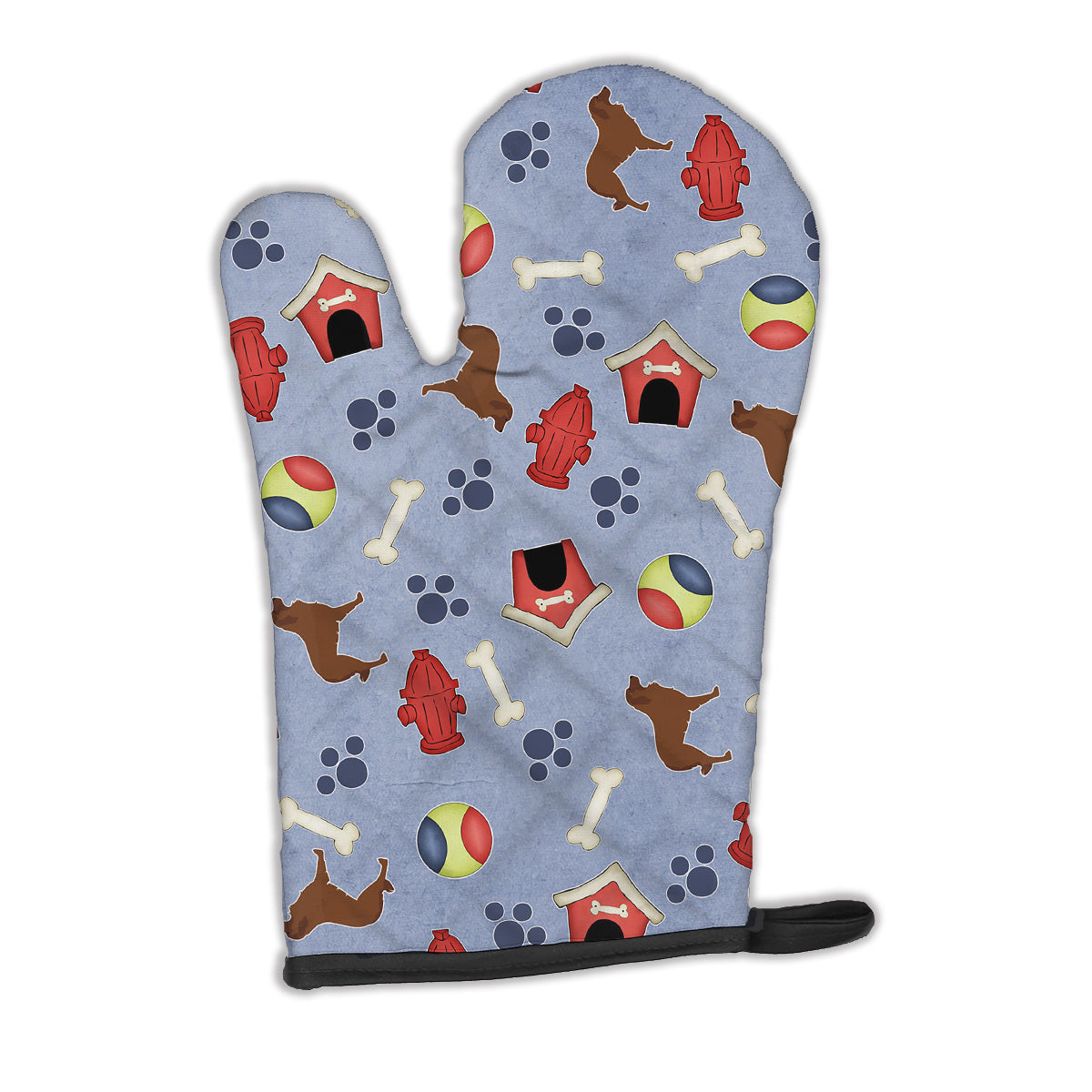 Portuguese Sheepdog Dog Dog House Collection Oven Mitt BB3931OVMT  the-store.com.