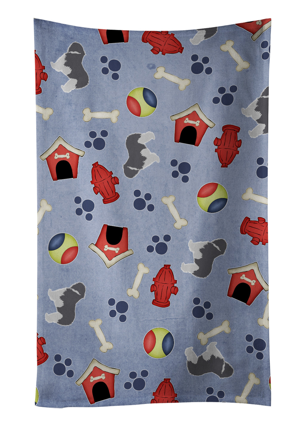 Polish Lowland Sheepdog Dog Dog House Collection Kitchen Towel BB3932KTWL - the-store.com