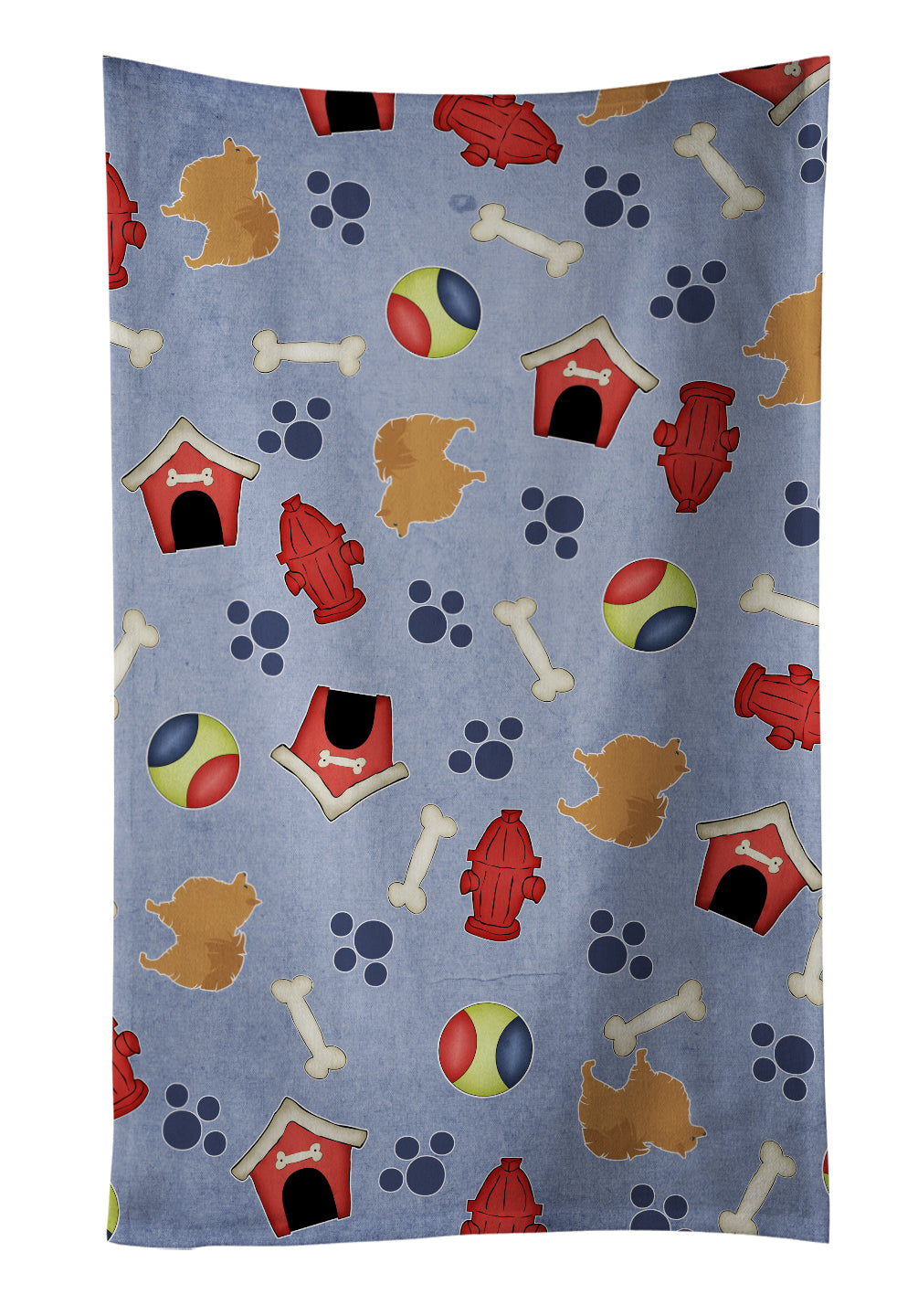 Pomeranian Dog House Collection Kitchen Towel BB3942KTWL - the-store.com