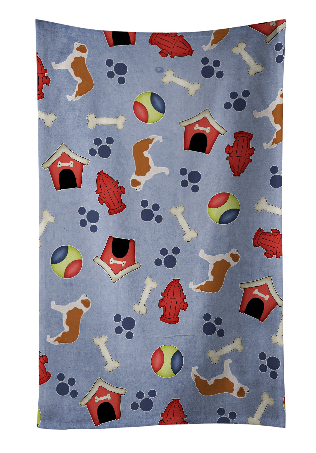 Saint Bernard Dog House Collection Kitchen Towel BB3976KTWL - the-store.com