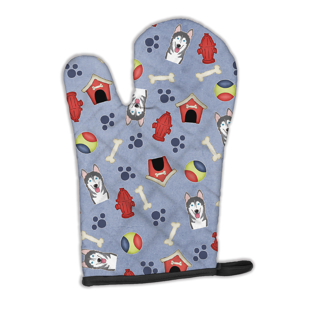 Dog House Collection Alaskan Malamute Oven Mitt BB3997OVMT  the-store.com.