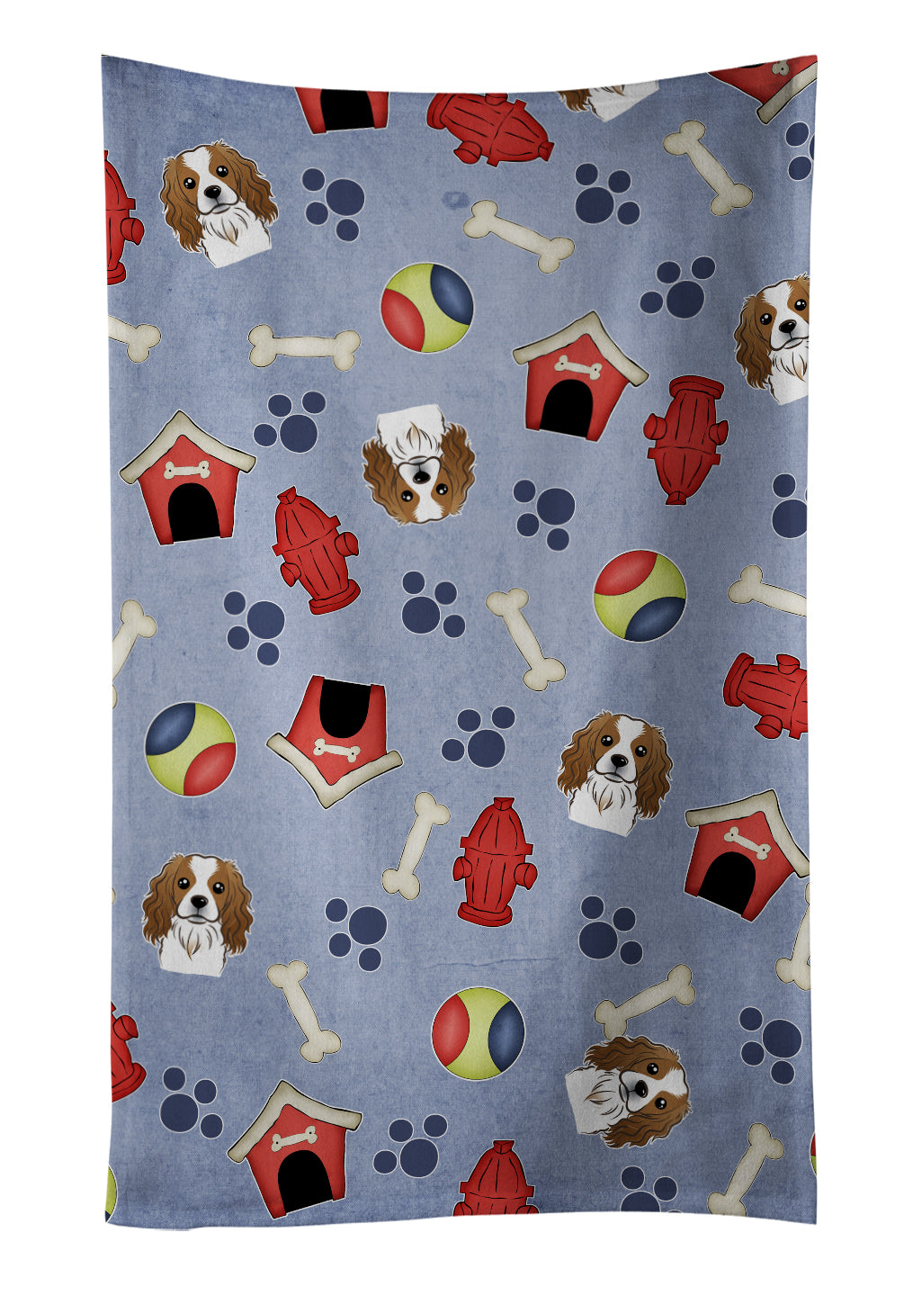 Dog House Collection Cavalier Spaniel Kitchen Towel BB4003KTWL - the-store.com