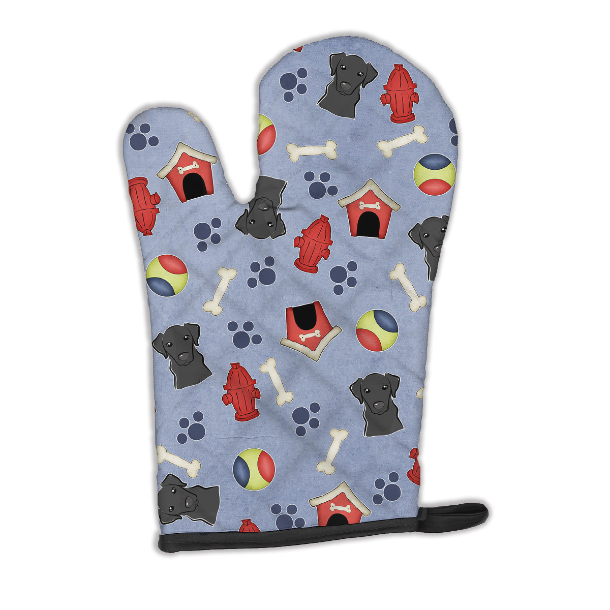 Dog House Collection Black Labrador Oven Mitt BB4014OVMT  the-store.com.
