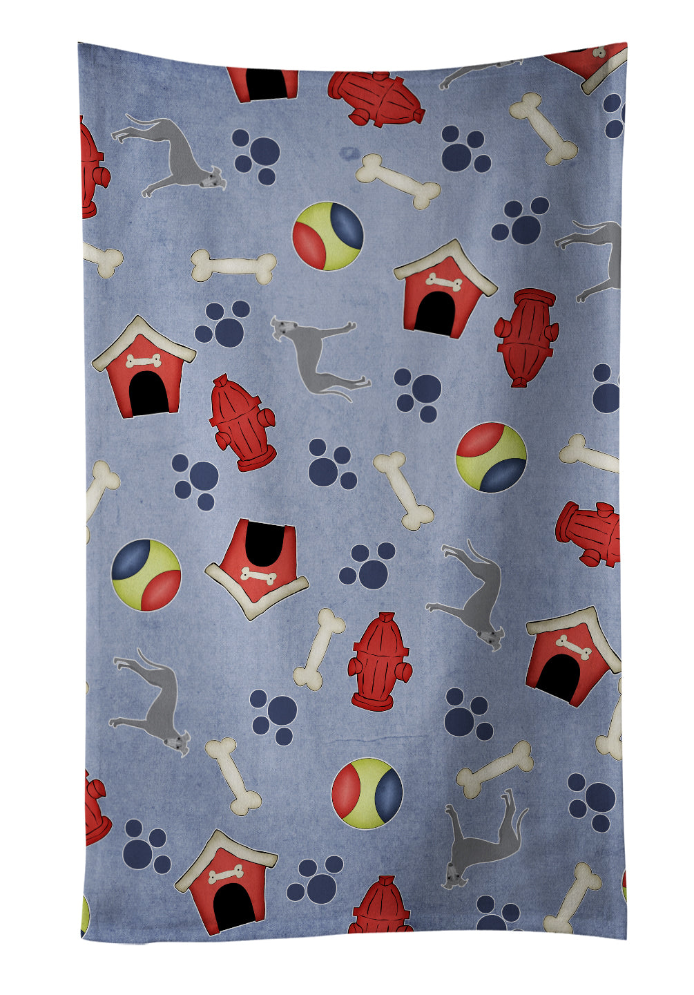 Dog House Collection Greyhound Kitchen Towel BB4097KTWL - the-store.com