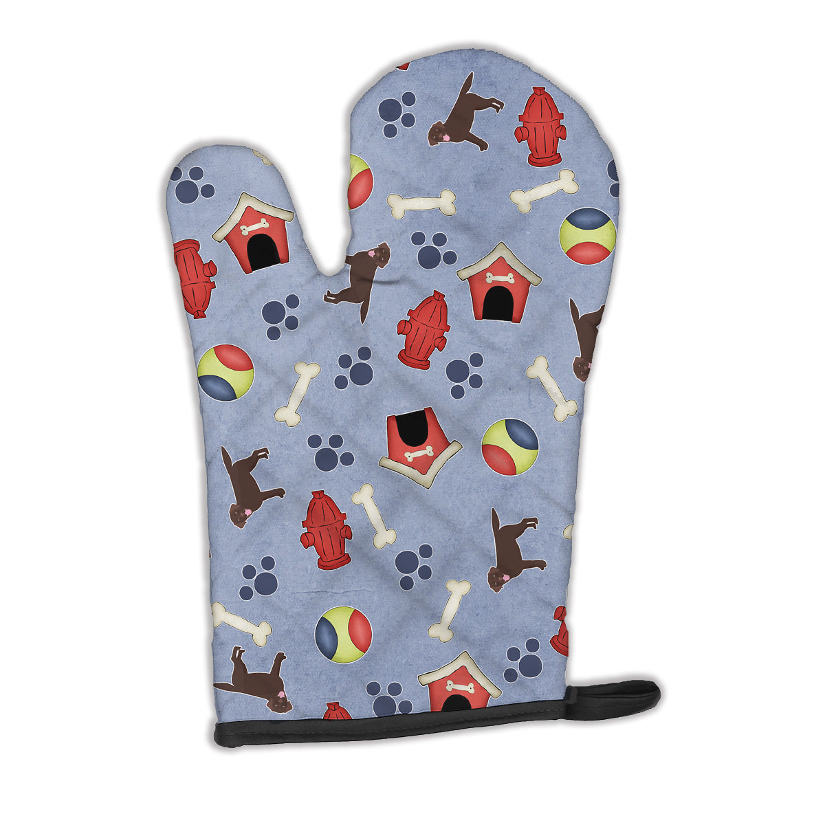 Dog House Collection Chocolate Labrador Retriever Oven Mitt BB4103OVMT  the-store.com.