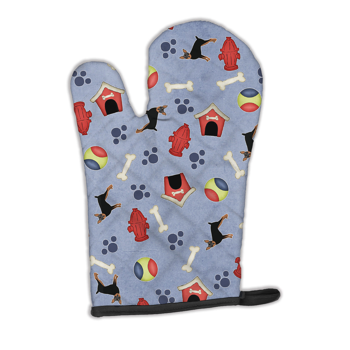 Dog House Collection Miniature Pinscher Oven Mitt BB4106OVMT  the-store.com.