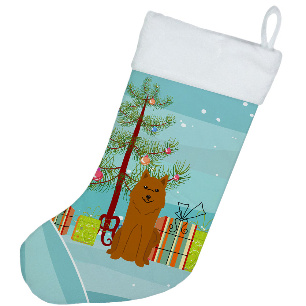 Merry Christmas Tree Karelian Bear Dog Christmas Stocking BB4147CS  the-store.com.