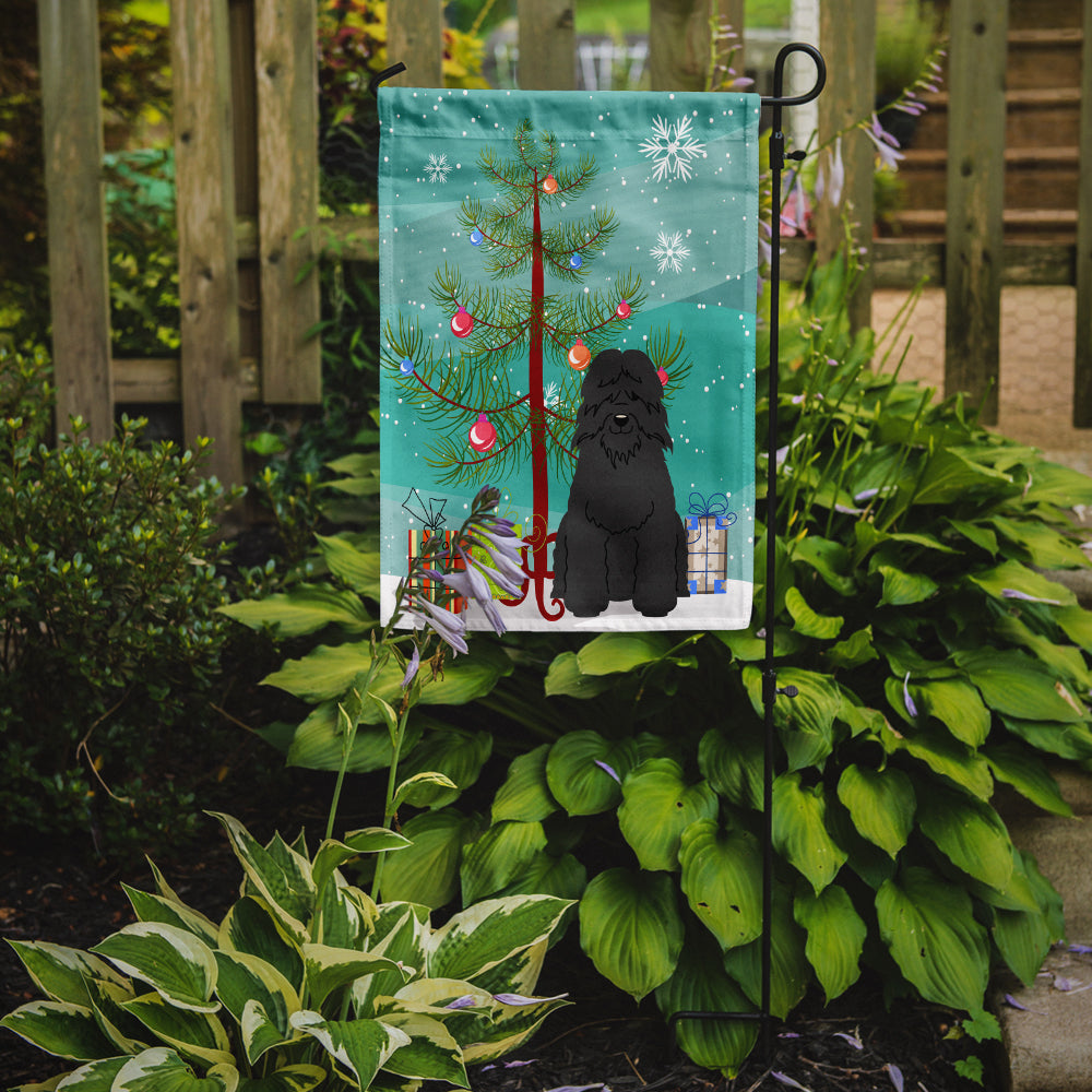 Merry Christmas Tree Bouvier des Flandres Flag Garden Size BB4199GF  the-store.com.