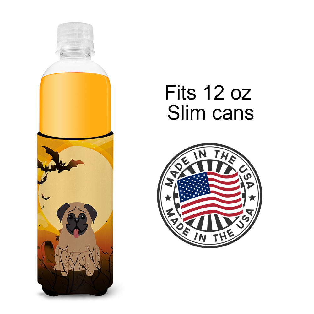 Halloween Pug Brown  Ultra Hugger for slim cans BB4271MUK  the-store.com.