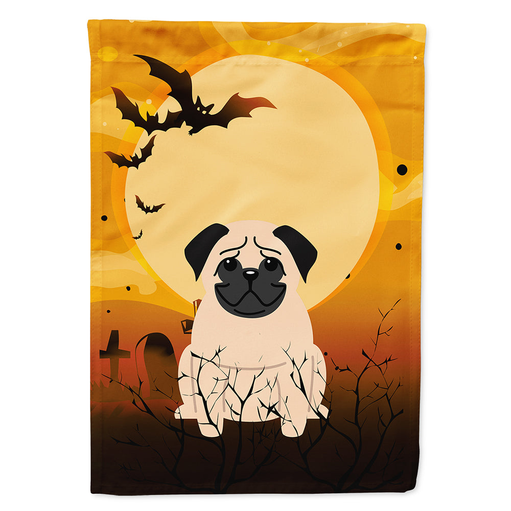 Halloween Pug Fawn Flag Canvas House Size BB4274CHF  the-store.com.