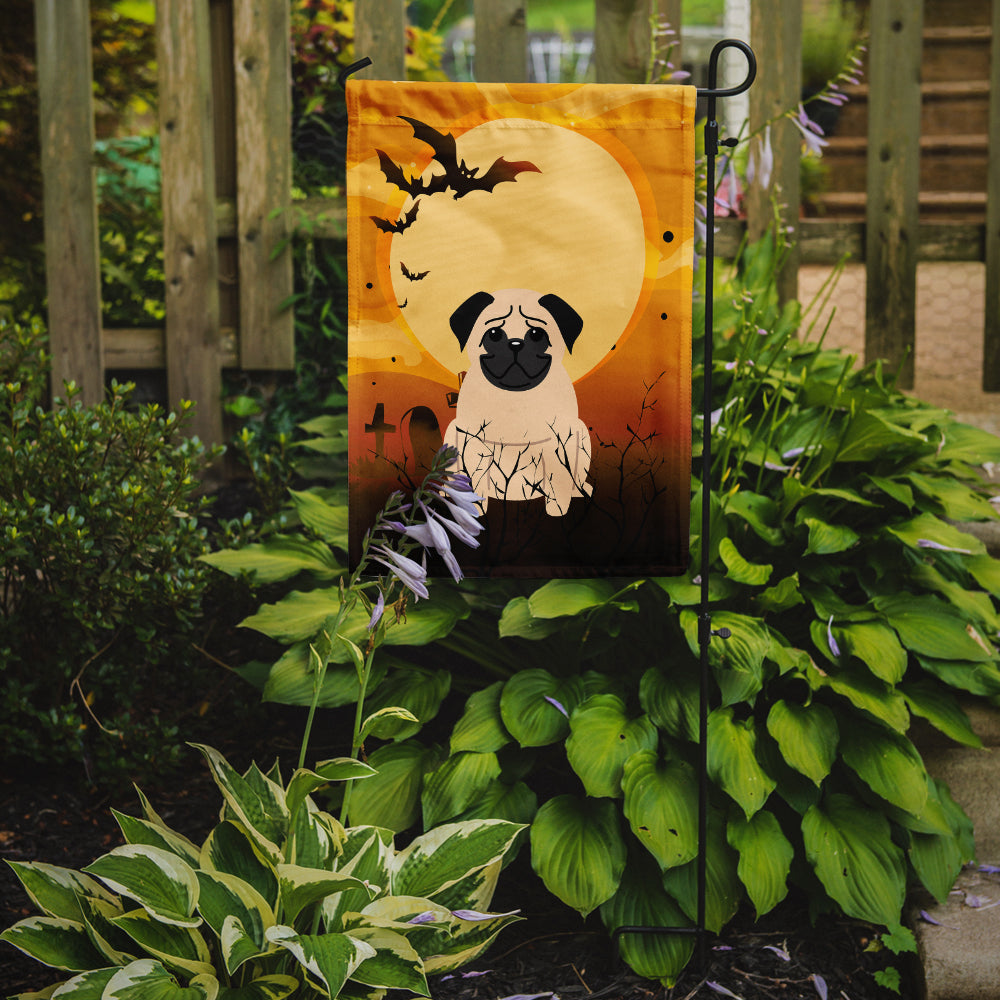 Halloween Pug Fawn Flag Garden Size BB4274GF  the-store.com.