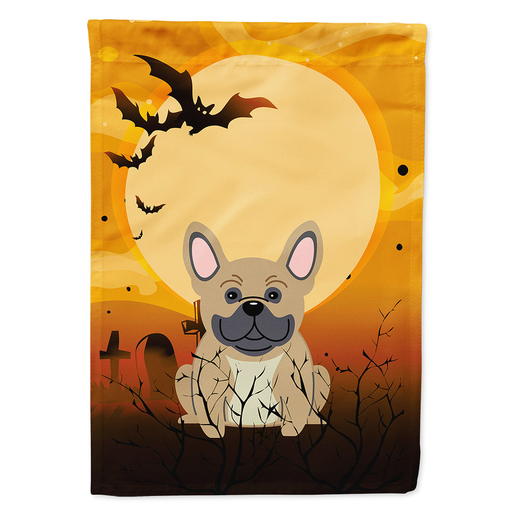 Halloween French Bulldog Cream Flag Canvas House Size BB4276CHF  the-store.com.