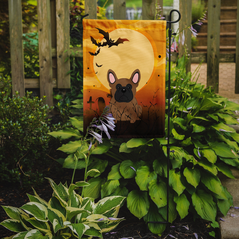 Halloween French Bulldog Brown Flag Garden Size BB4279GF  the-store.com.