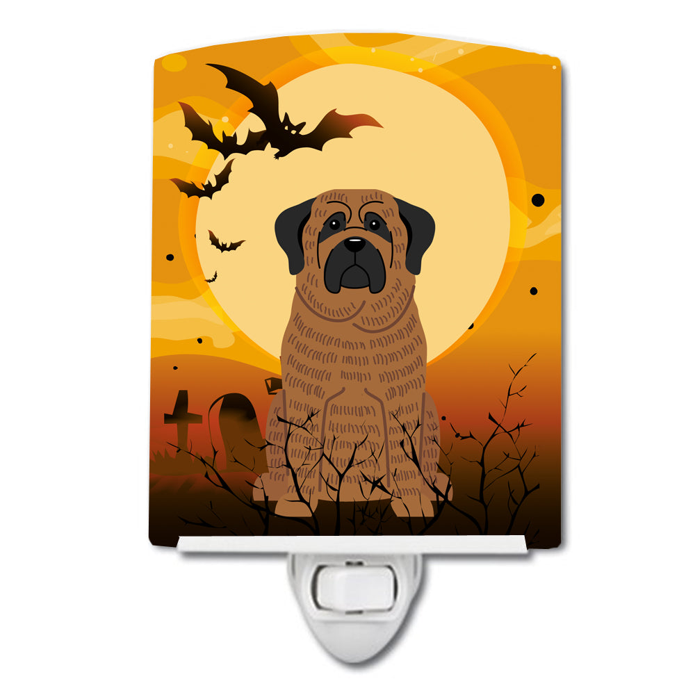 Halloween Mastiff Brindle Ceramic Night Light BB4281CNL - the-store.com