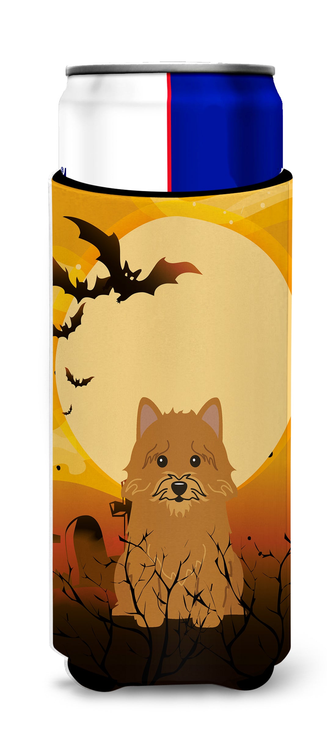 Halloween Norwich Terrier  Ultra Hugger for slim cans BB4286MUK  the-store.com.