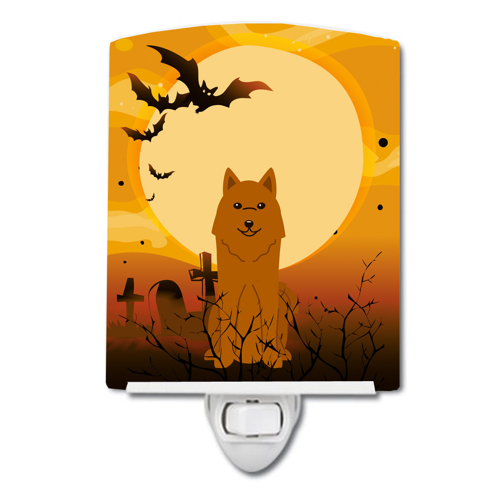 Halloween Karelian Bear Dog Ceramic Night Light BB4288CNL - the-store.com