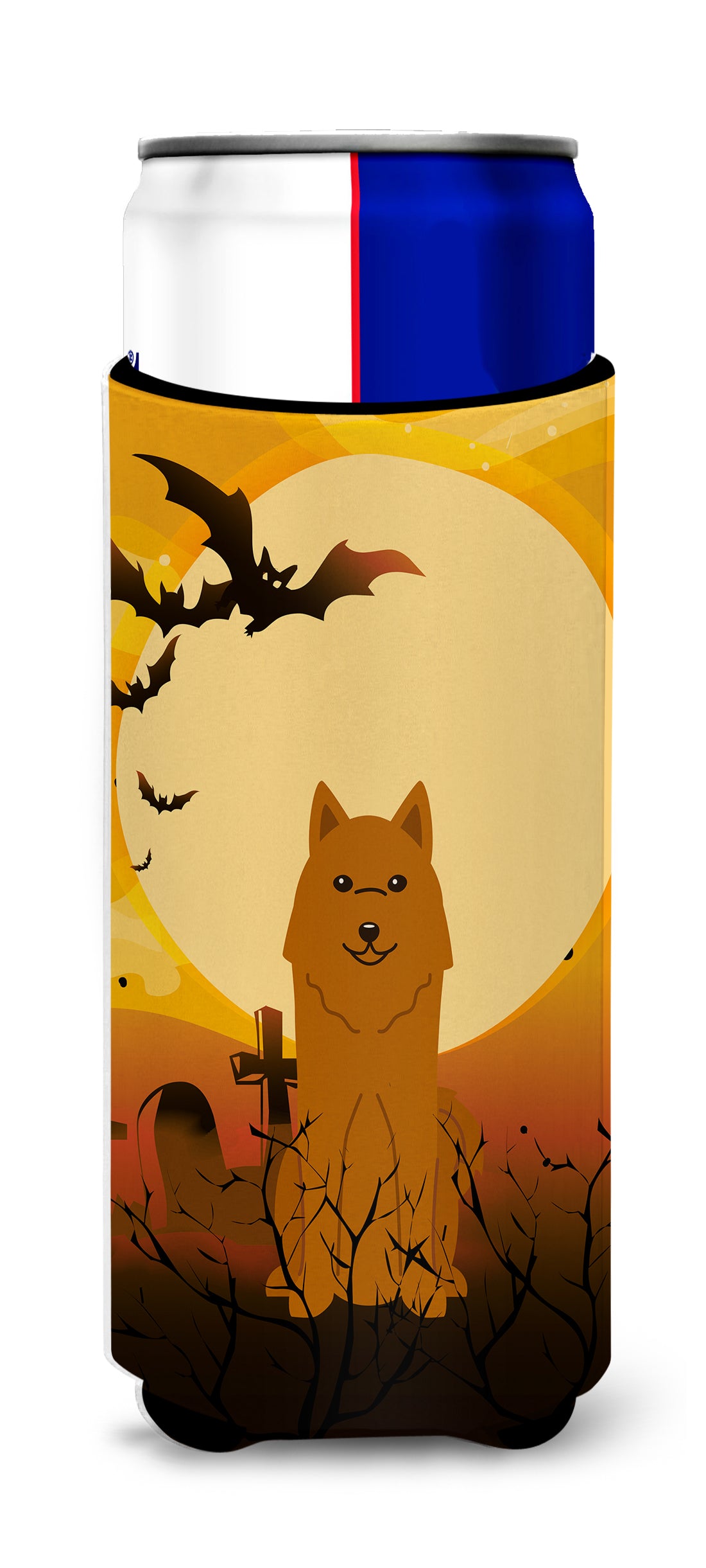 Halloween Karelian Bear Dog  Ultra Hugger for slim cans BB4288MUK  the-store.com.