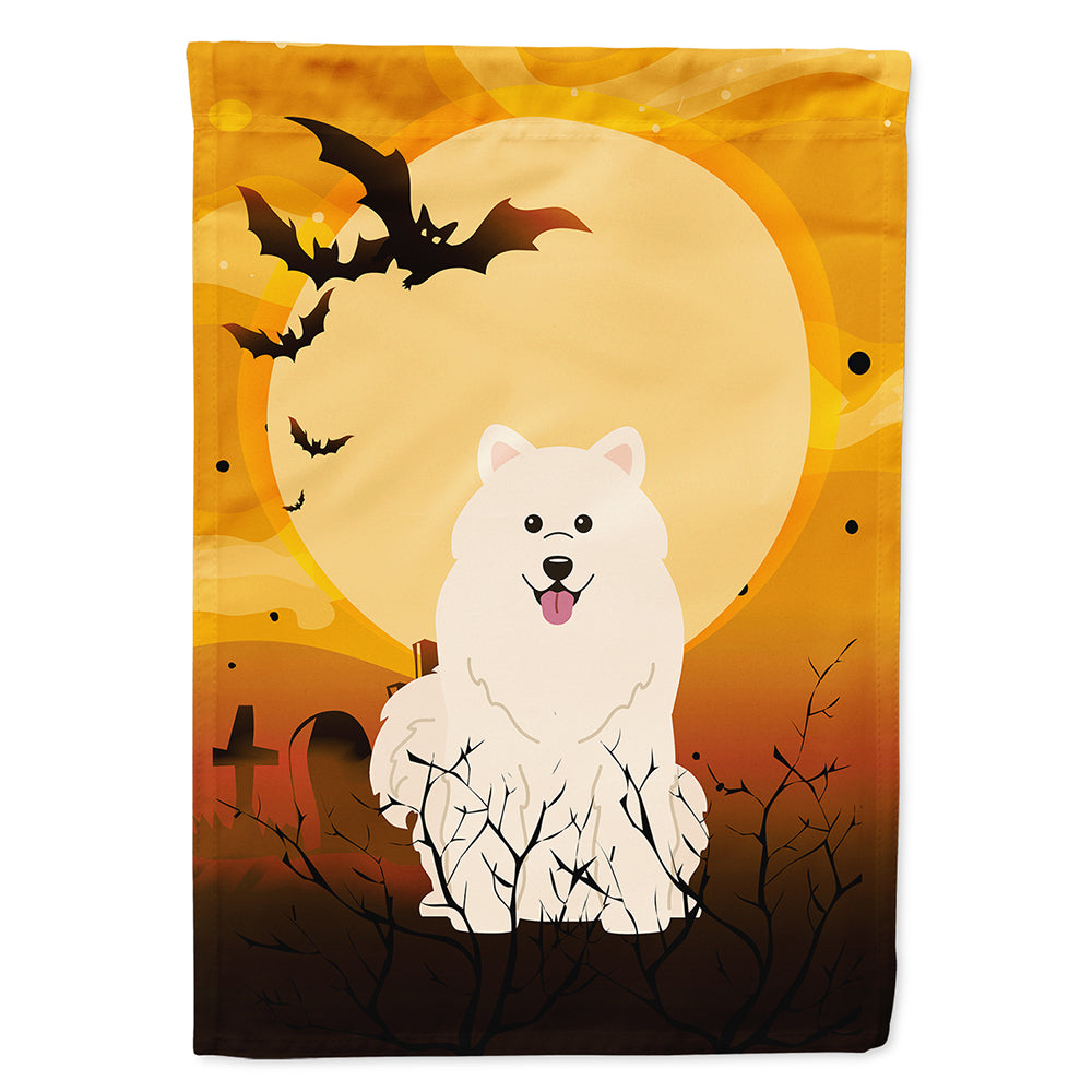 Halloween Samoyed Flag Canvas House Size BB4296CHF  the-store.com.