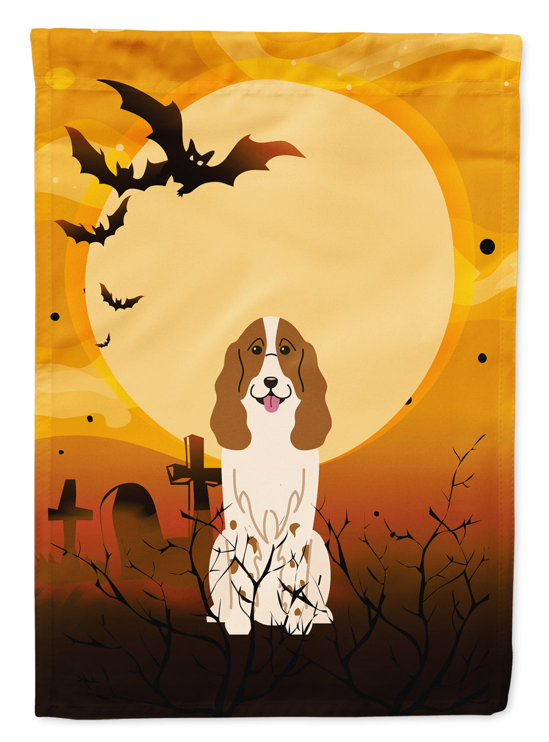 Halloween Russian Spaniel Flag Garden Size BB4297GF  the-store.com.