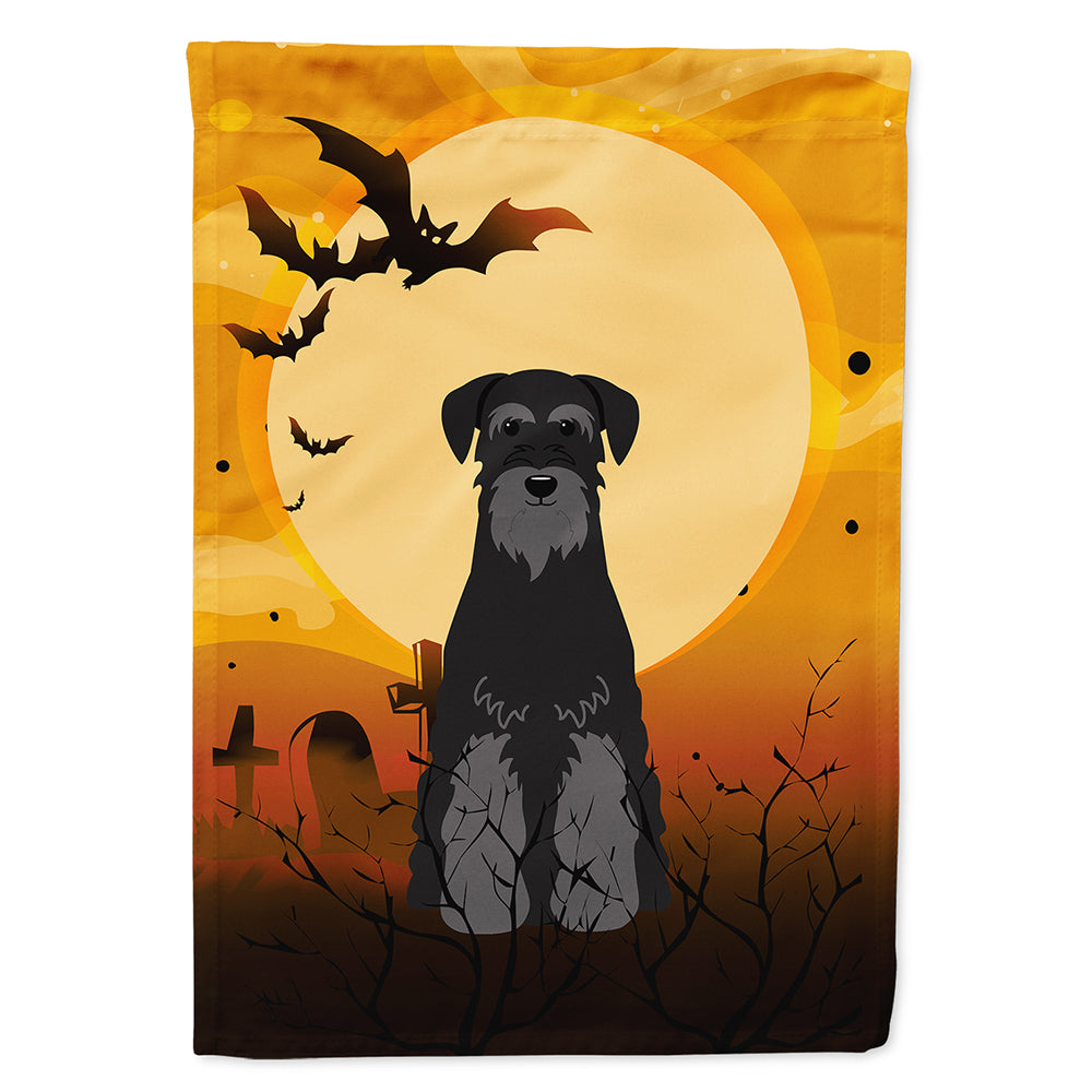 Halloween Standard Schnauzer Black Flag Canvas House Size BB4298CHF  the-store.com.