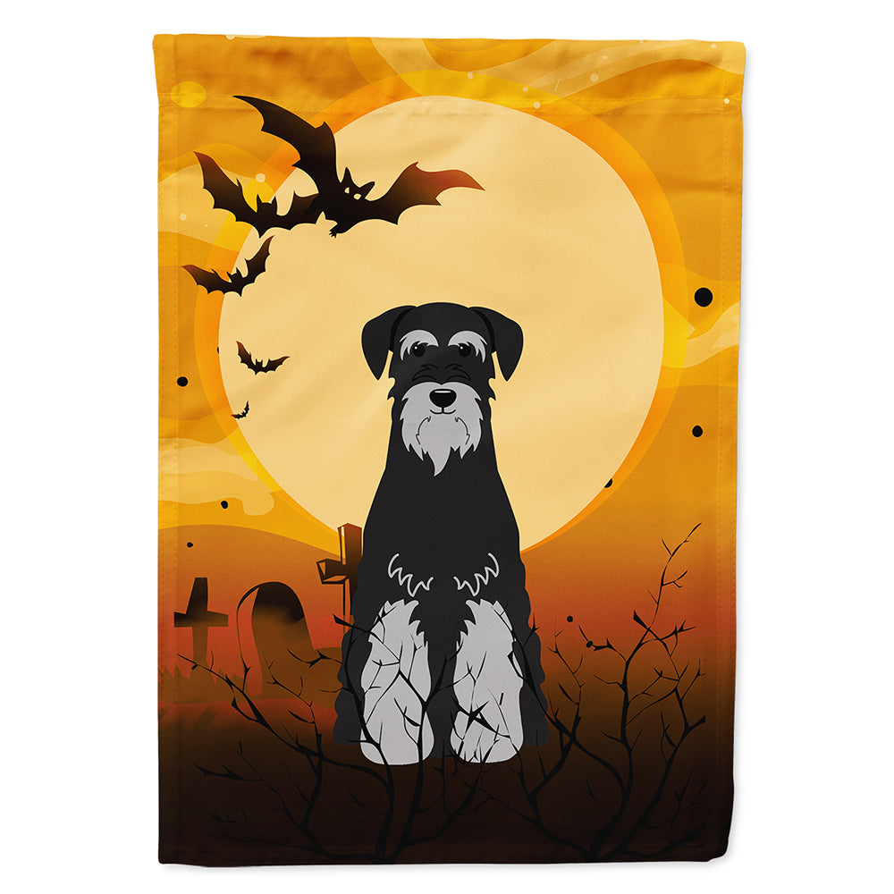 Halloween Standard Schnauzer Black Grey Flag Canvas House Size BB4300CHF  the-store.com.