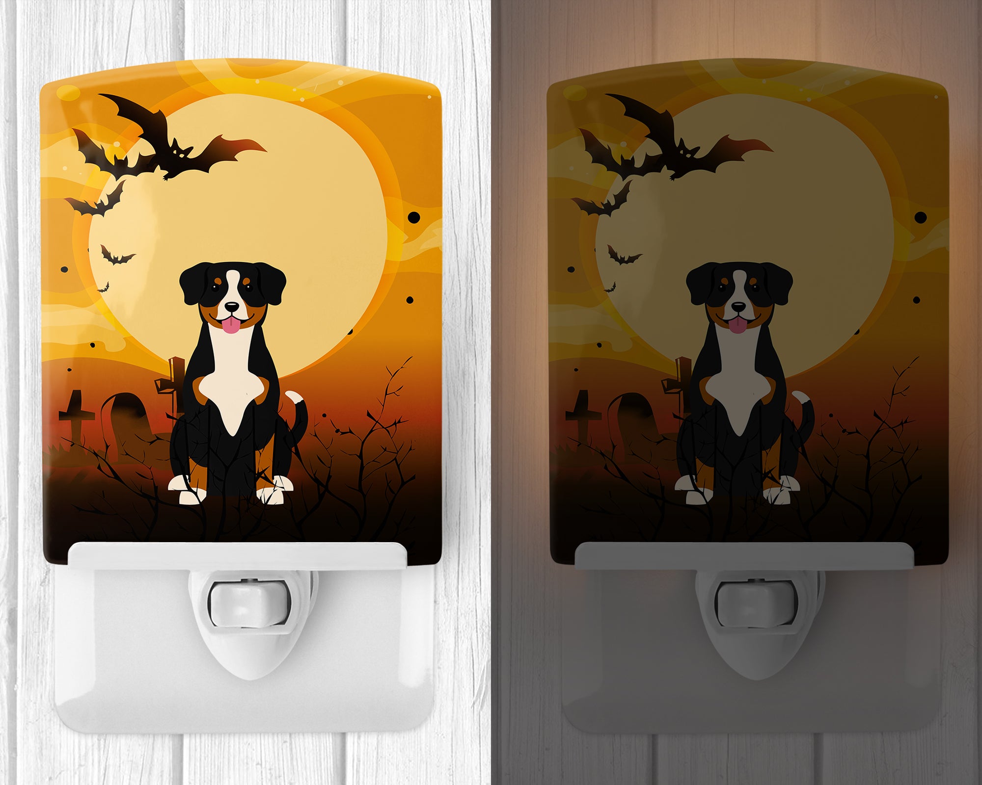 Halloween Entlebucher Ceramic Night Light BB4304CNL - the-store.com