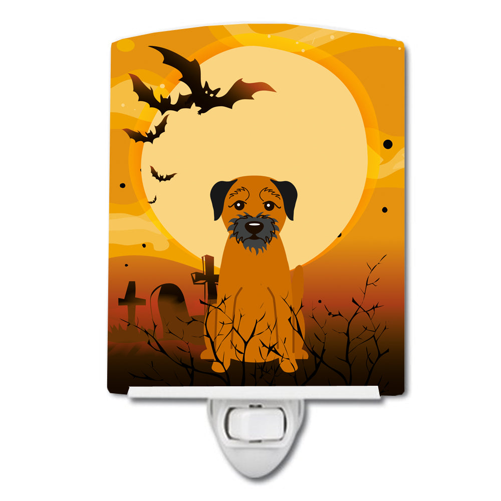 Halloween Border Terrier Ceramic Night Light BB4305CNL - the-store.com