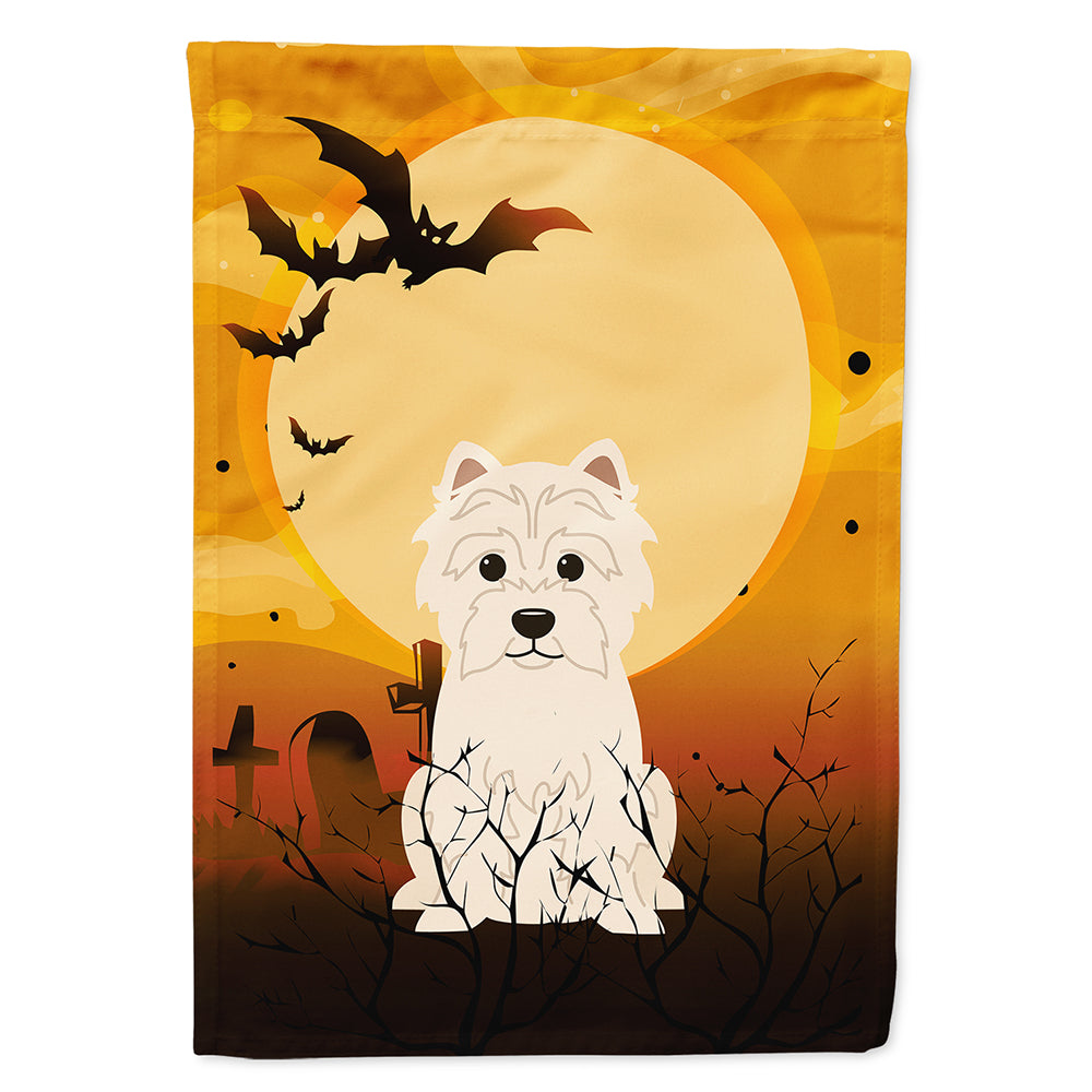 Halloween Westie Flag Canvas House Size BB4308CHF  the-store.com.