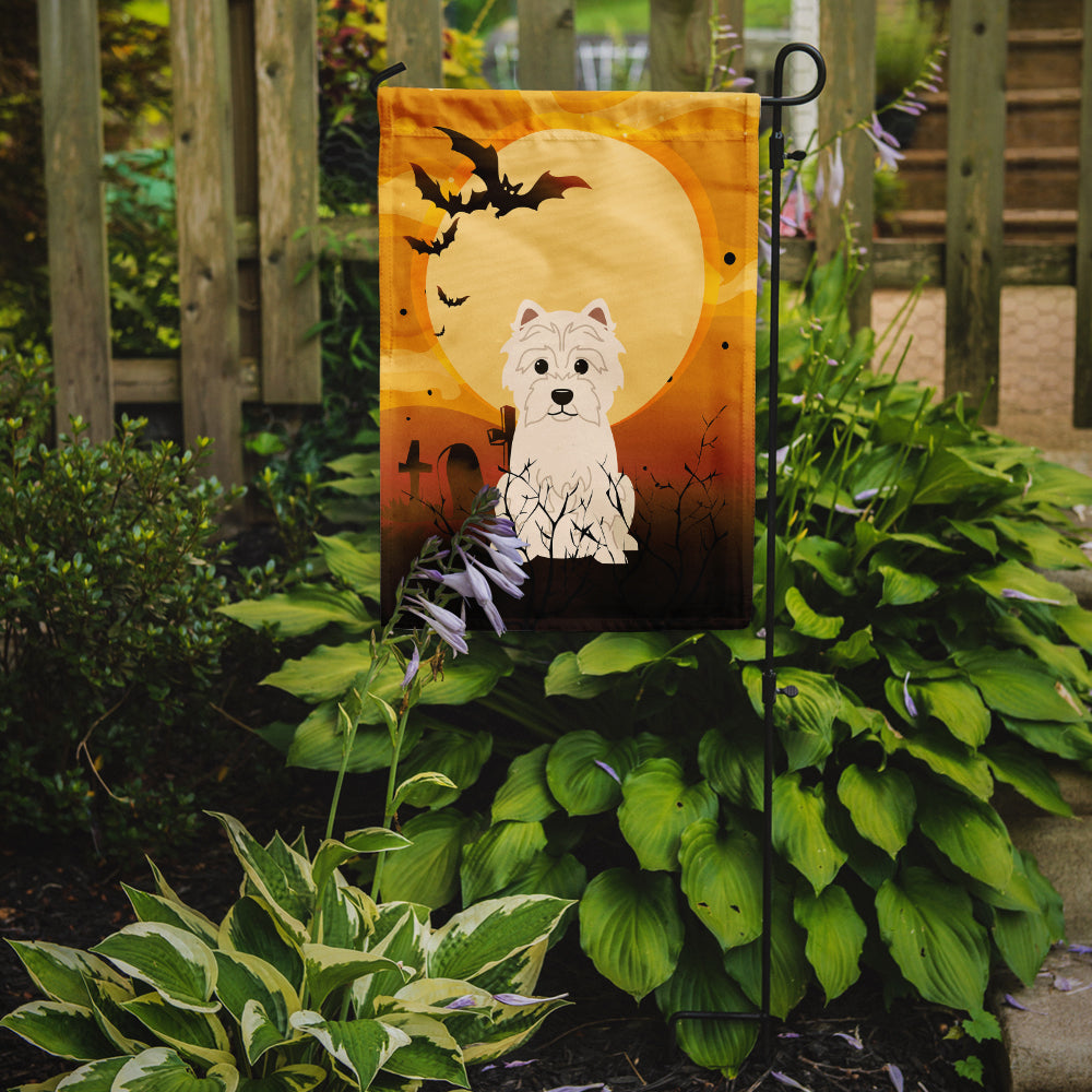 Halloween Westie Flag Garden Size BB4308GF  the-store.com.