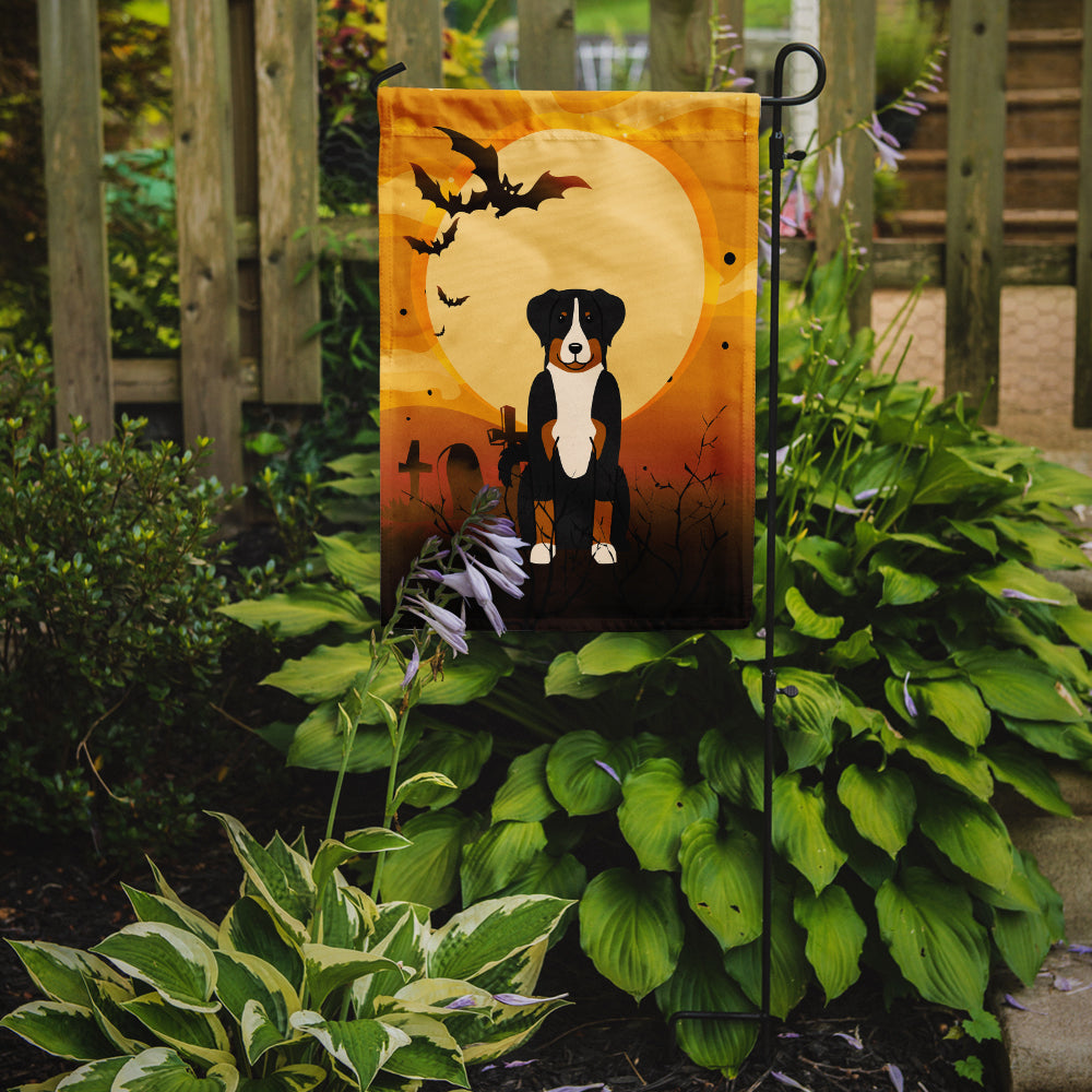 Halloween Appenzeller Sennenhund Flag Garden Size BB4309GF  the-store.com.