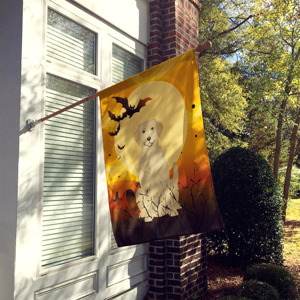 Halloween Yellow Labrador Flag Canvas House Size BB4321CHF  the-store.com.