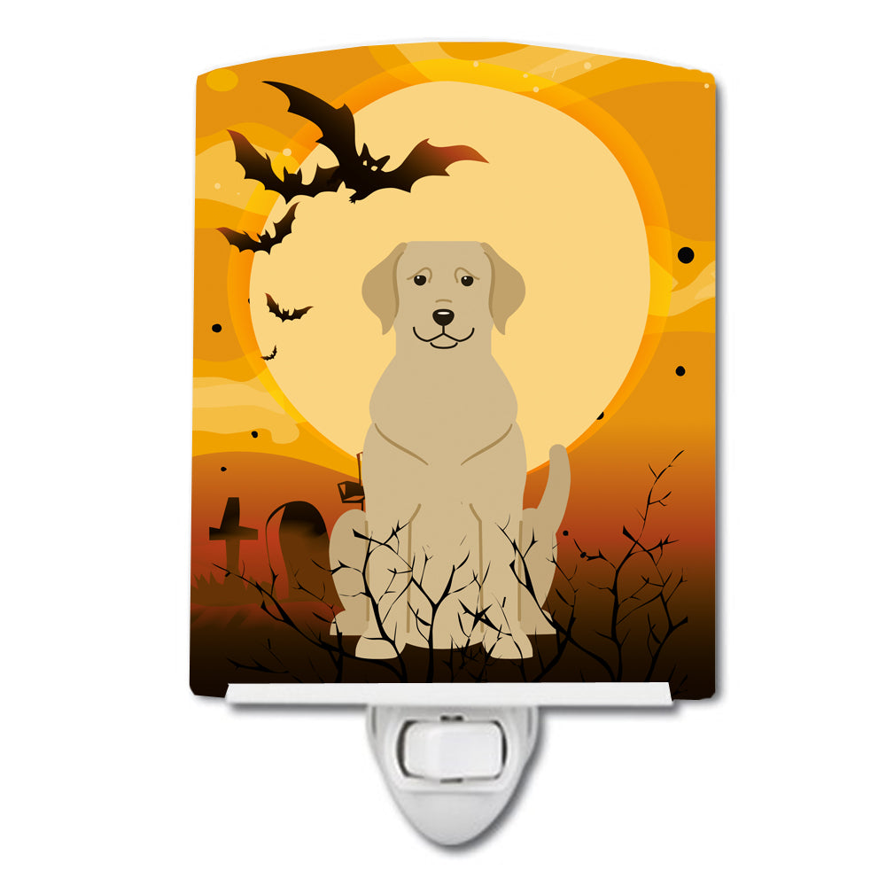 Halloween Yellow Labrador Ceramic Night Light BB4321CNL - the-store.com