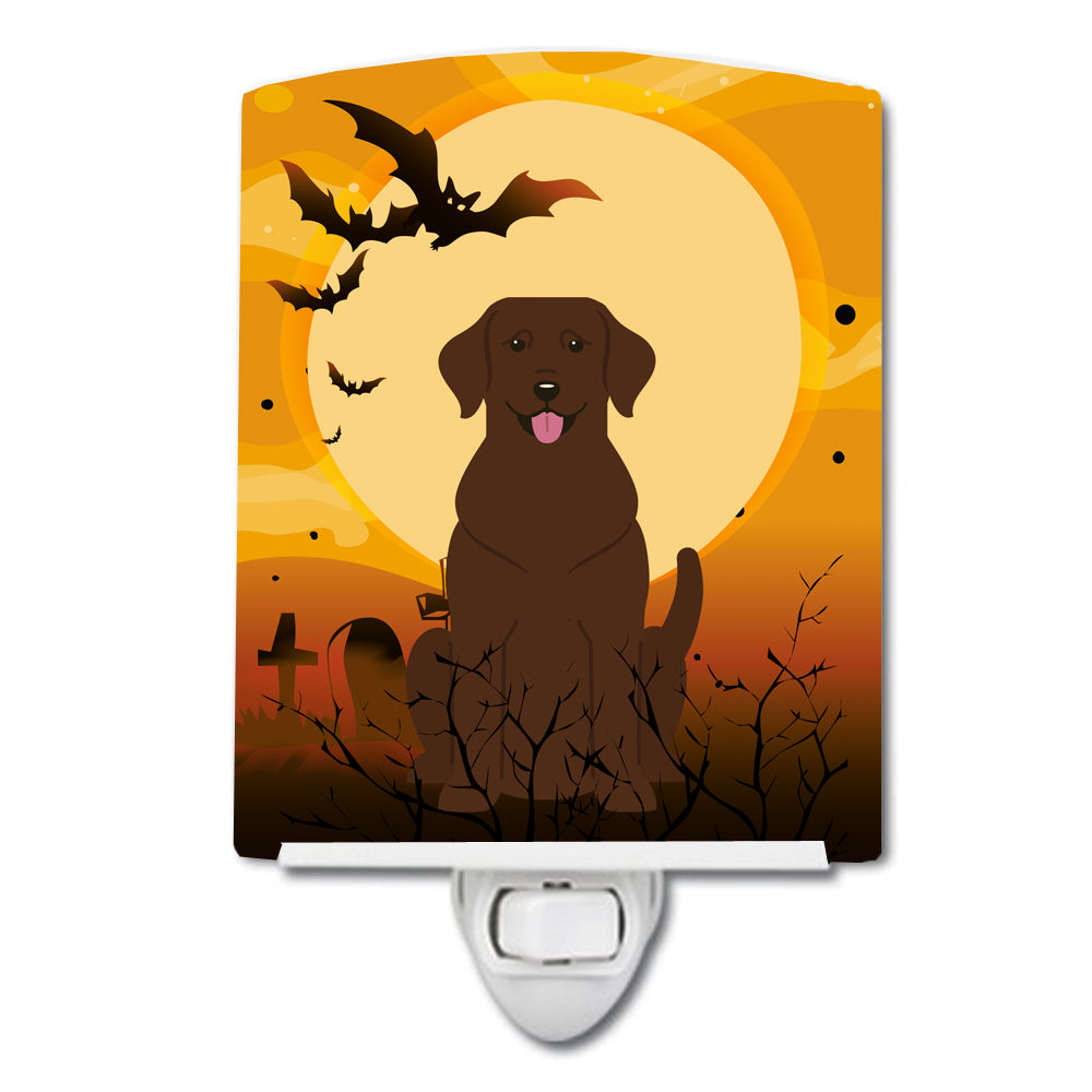 Halloween Chocolate Labrador Ceramic Night Light BB4322CNL - the-store.com