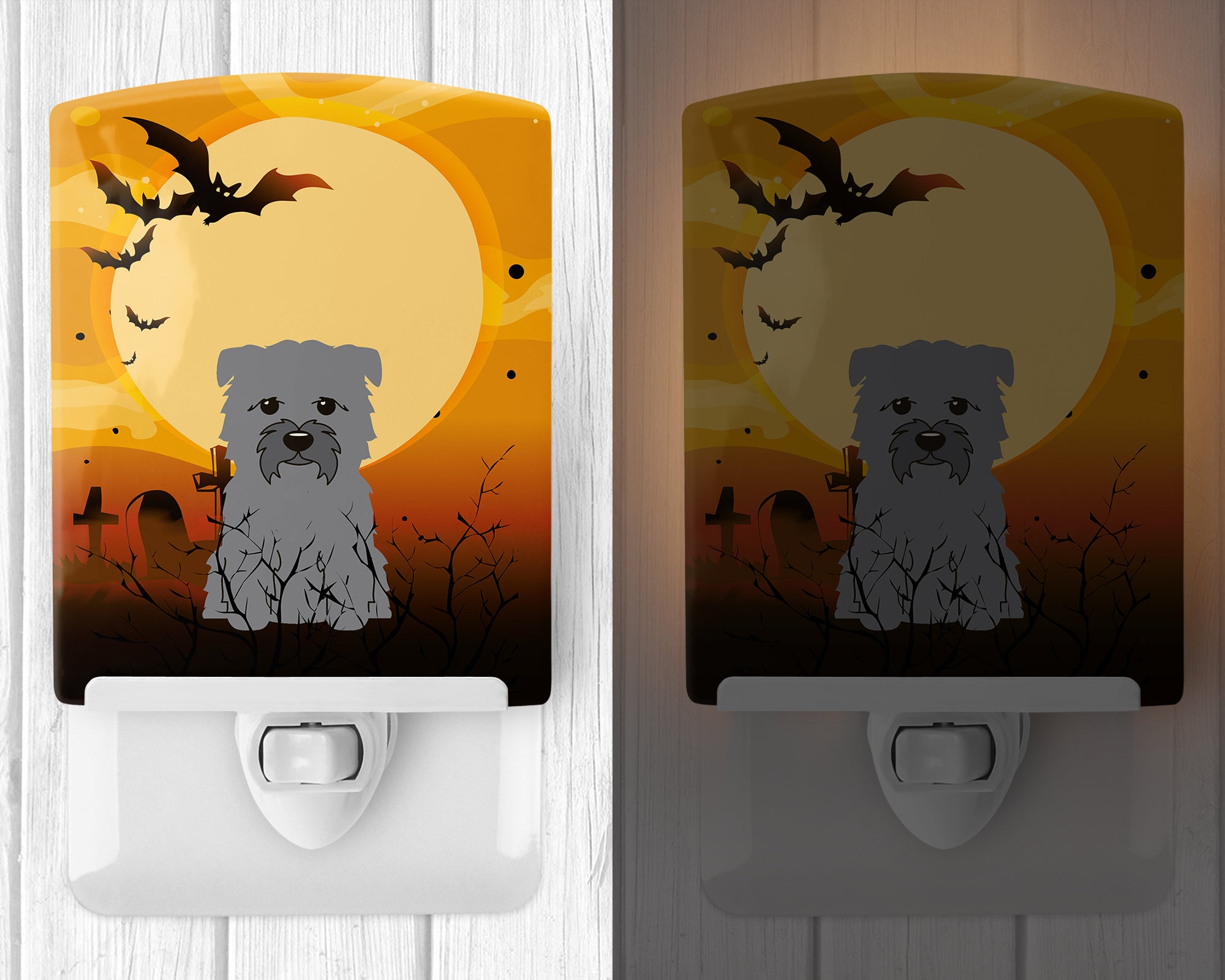 Halloween Glen of Imal Grey Ceramic Night Light BB4325CNL - the-store.com