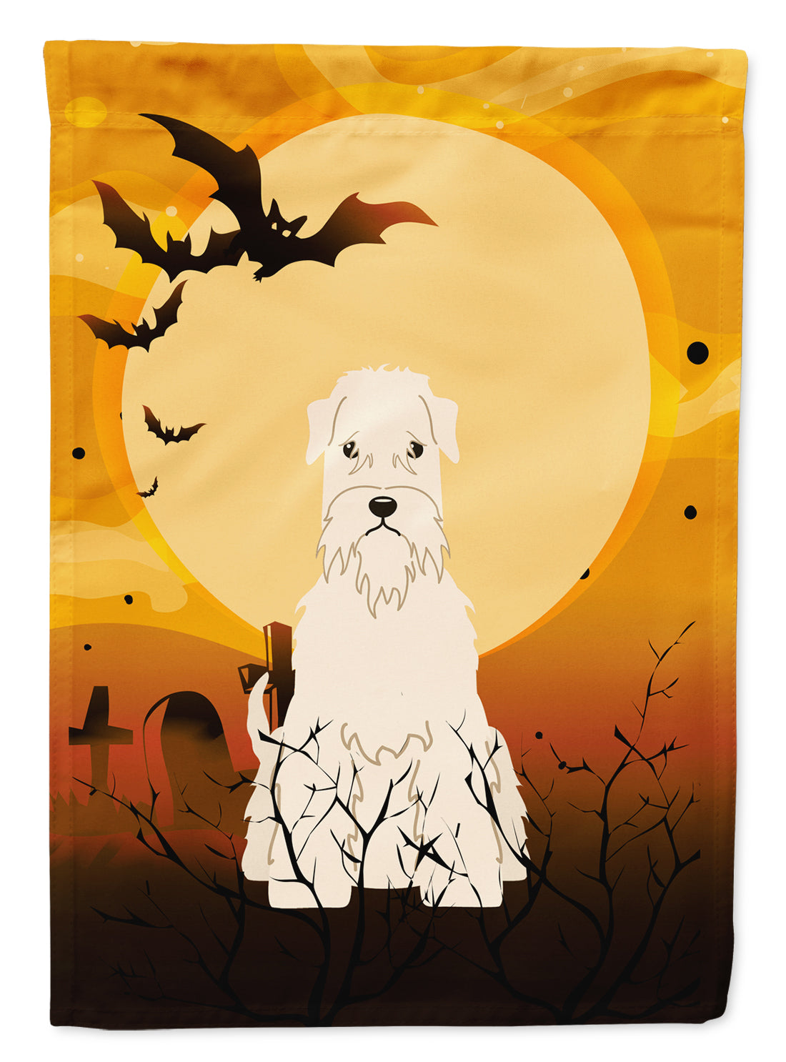 Halloween Soft Coated Wheaten Terrier Flag Garden Size BB4327GF  the-store.com.