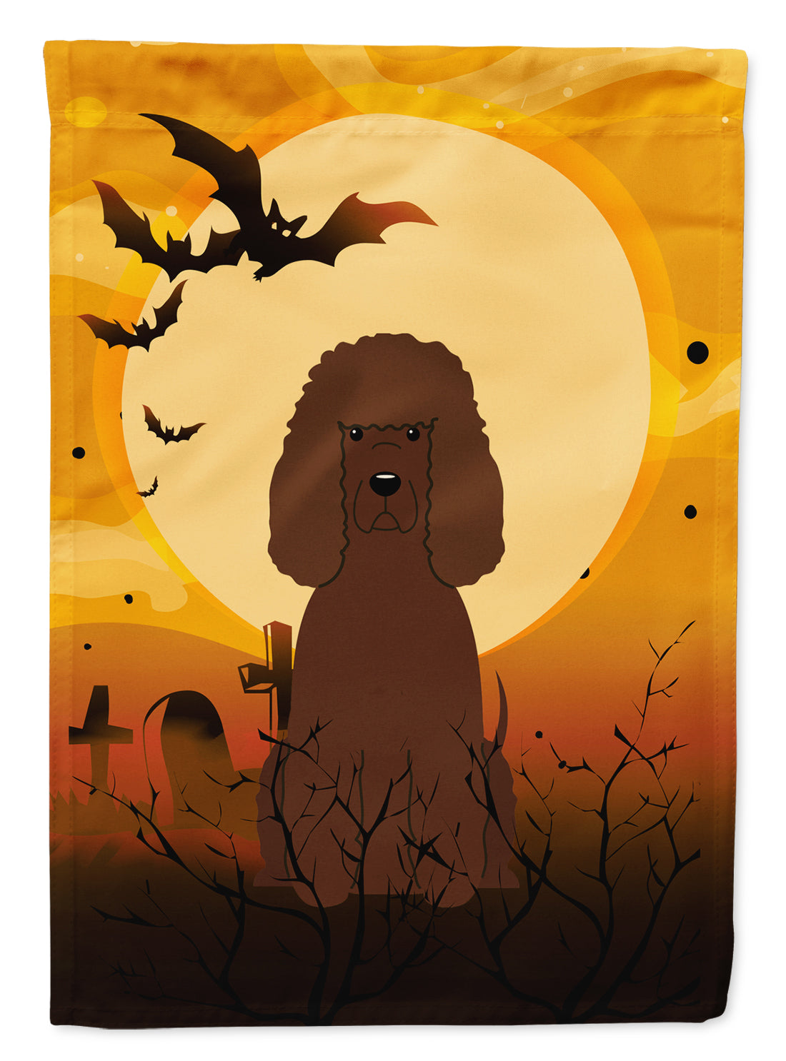 Halloween Irish Water Spaniel Flag Garden Size BB4329GF  the-store.com.