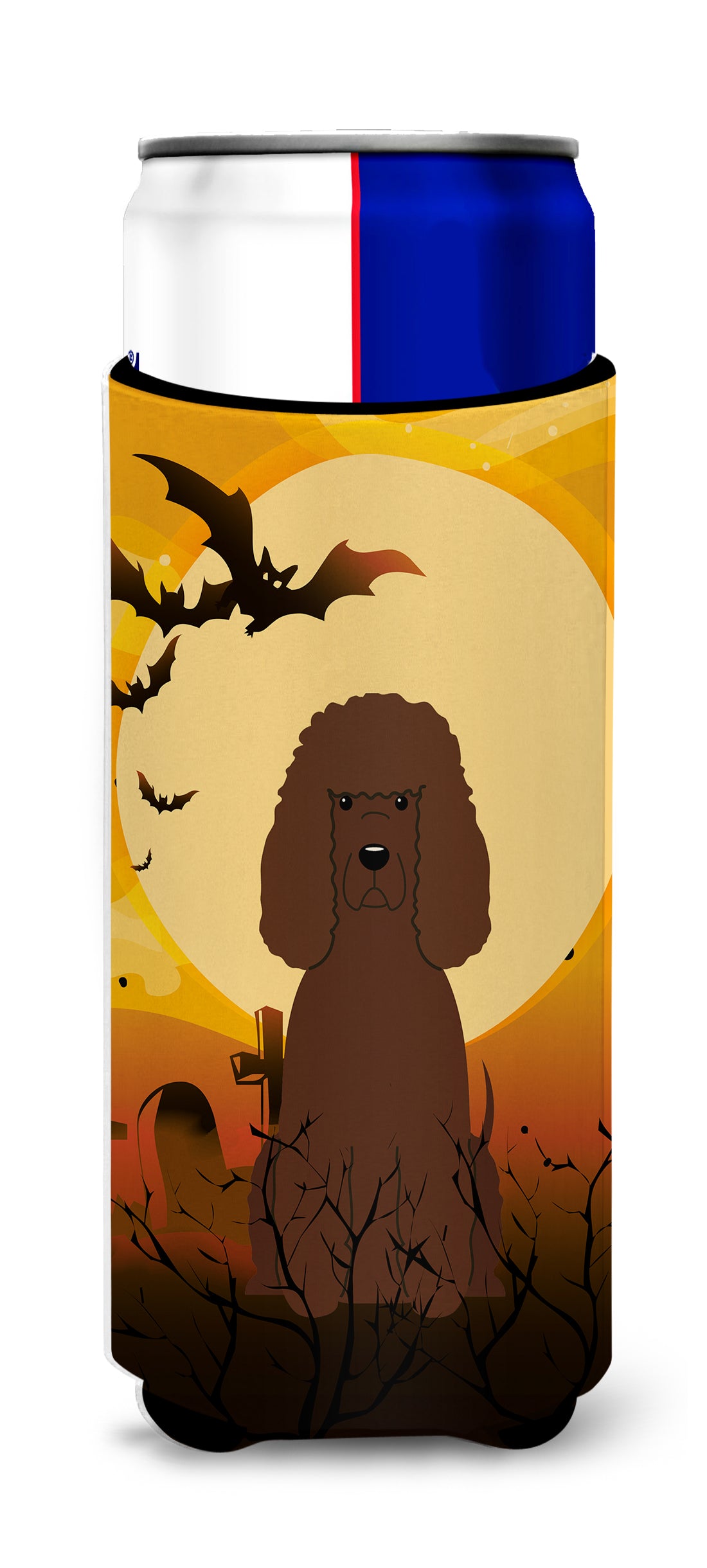 Halloween Irish Water Spaniel  Ultra Hugger for slim cans BB4329MUK  the-store.com.