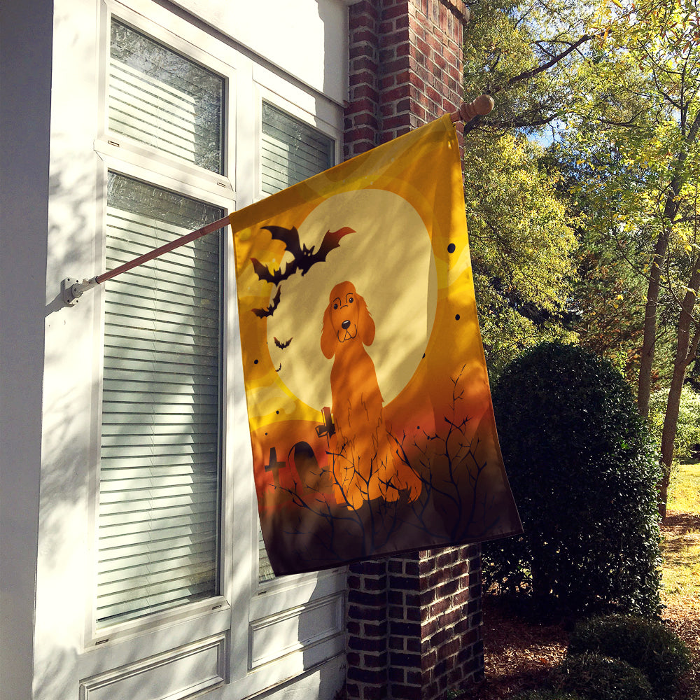 Halloween Irish Setter Flag Canvas House Size BB4330CHF  the-store.com.