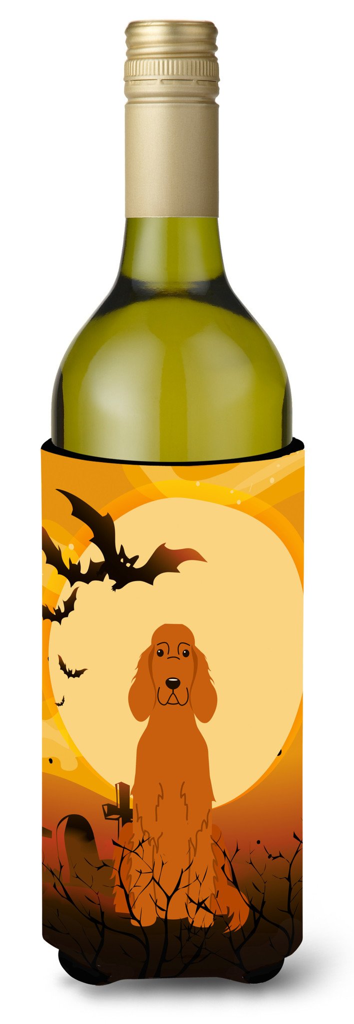 Halloween Irish Setter Wine Bottle Beverge Insulator Hugger BB4330LITERK by Caroline's Treasures