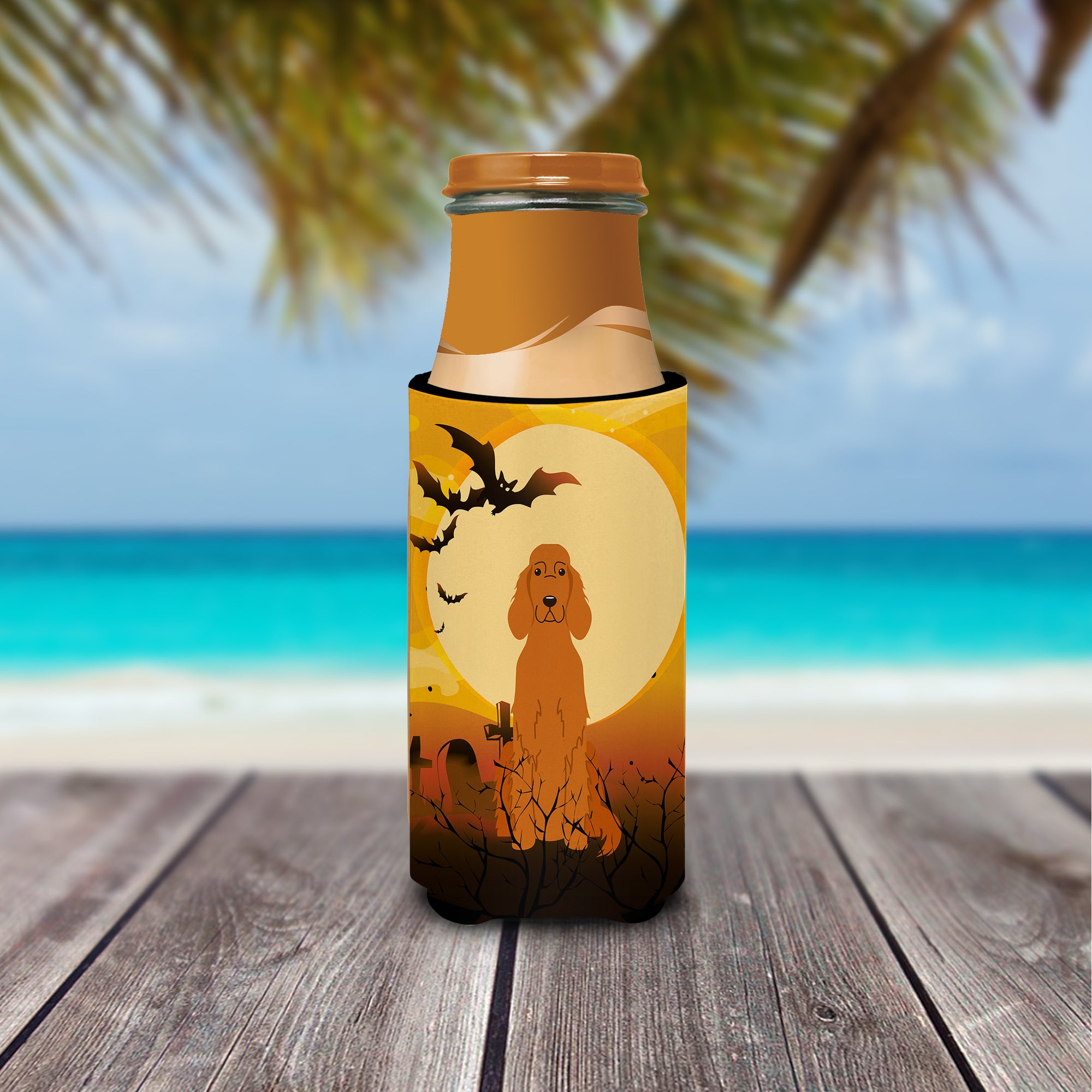 Halloween Irish Setter  Ultra Hugger for slim cans BB4330MUK  the-store.com.