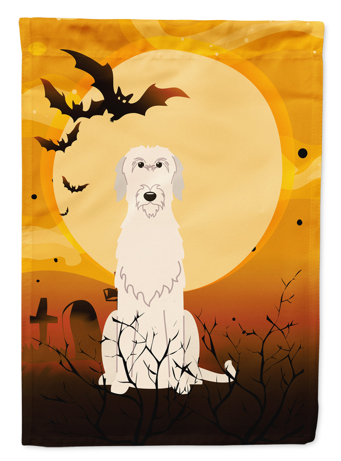 Halloween Irish Wolfhound Flag Garden Size BB4331GF  the-store.com.