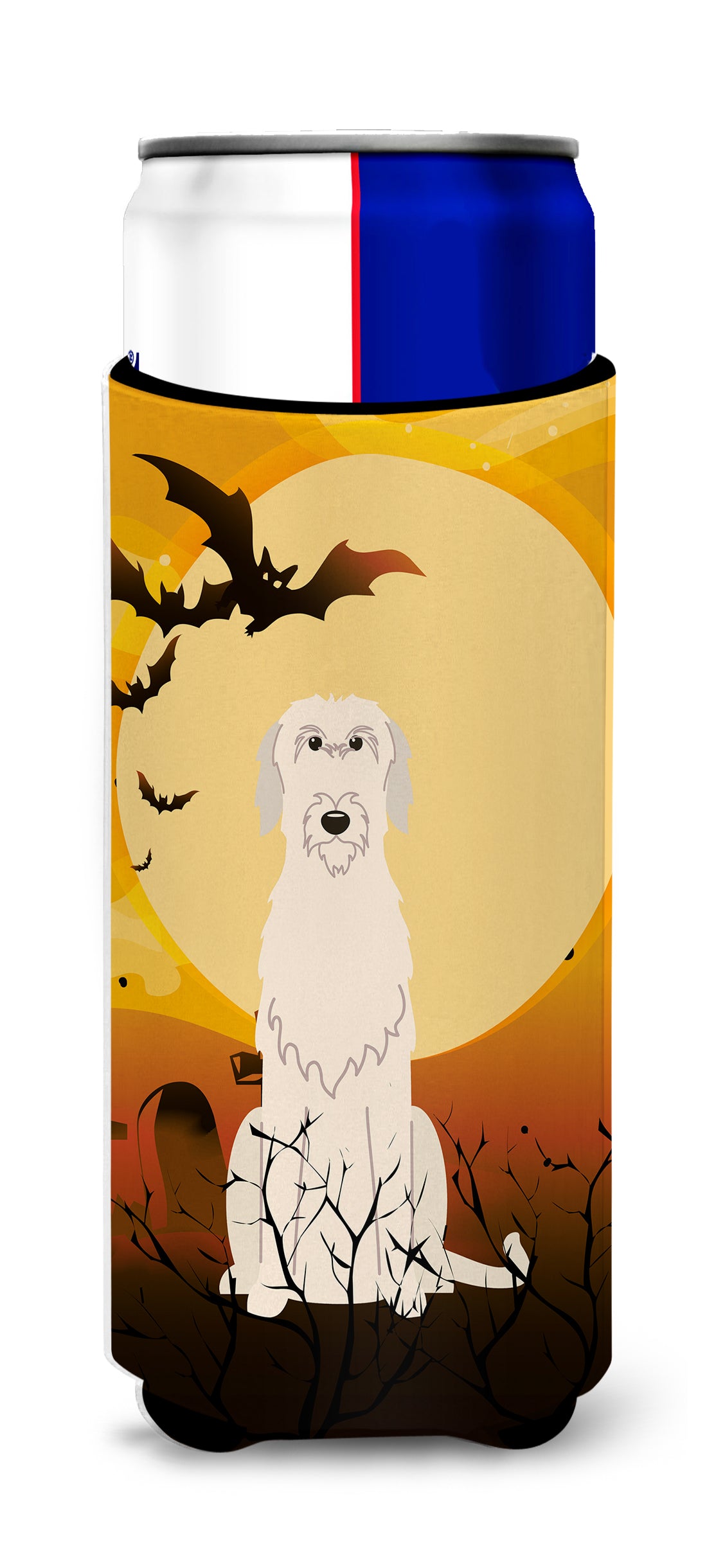 Halloween Irish Wolfhound  Ultra Hugger for slim cans BB4331MUK  the-store.com.