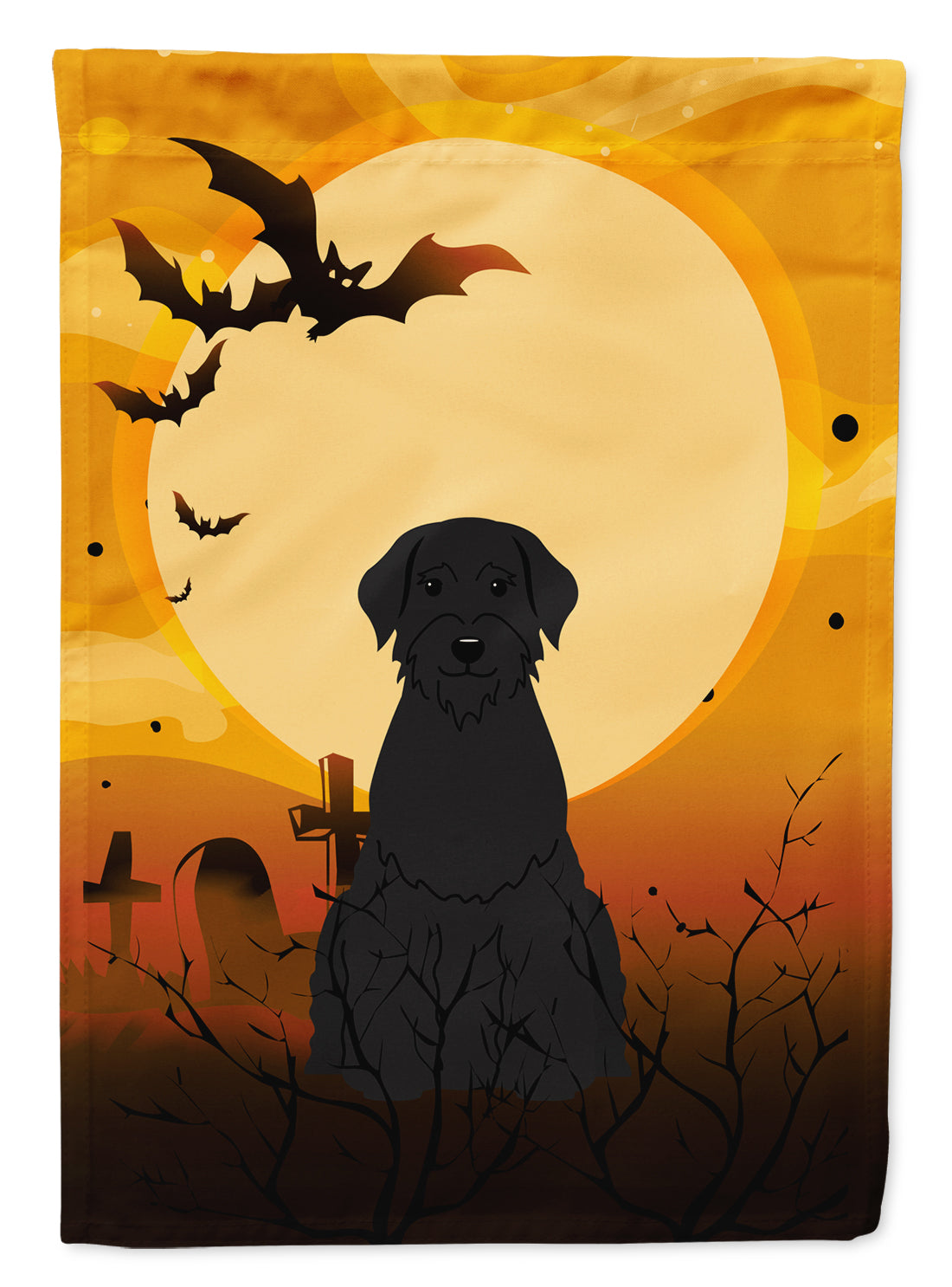 Halloween Giant Schnauzer Flag Garden Size BB4332GF  the-store.com.