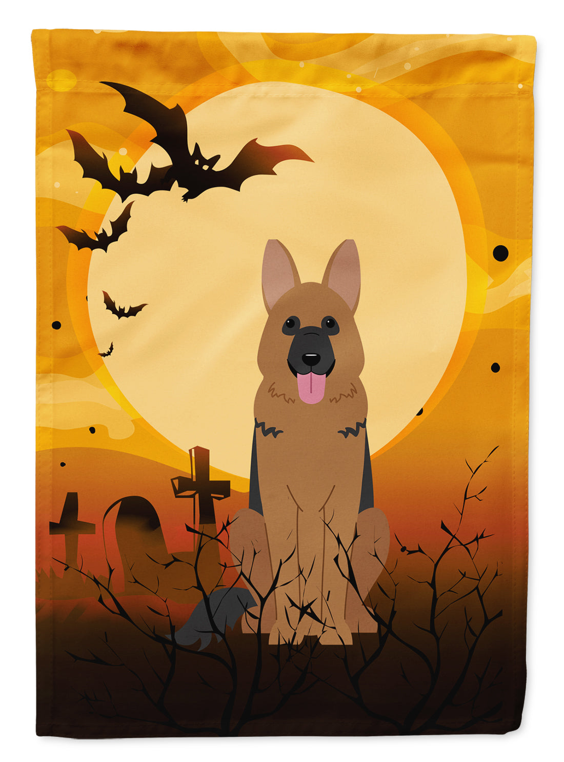 Halloween German Shepherd Flag Garden Size BB4333GF  the-store.com.