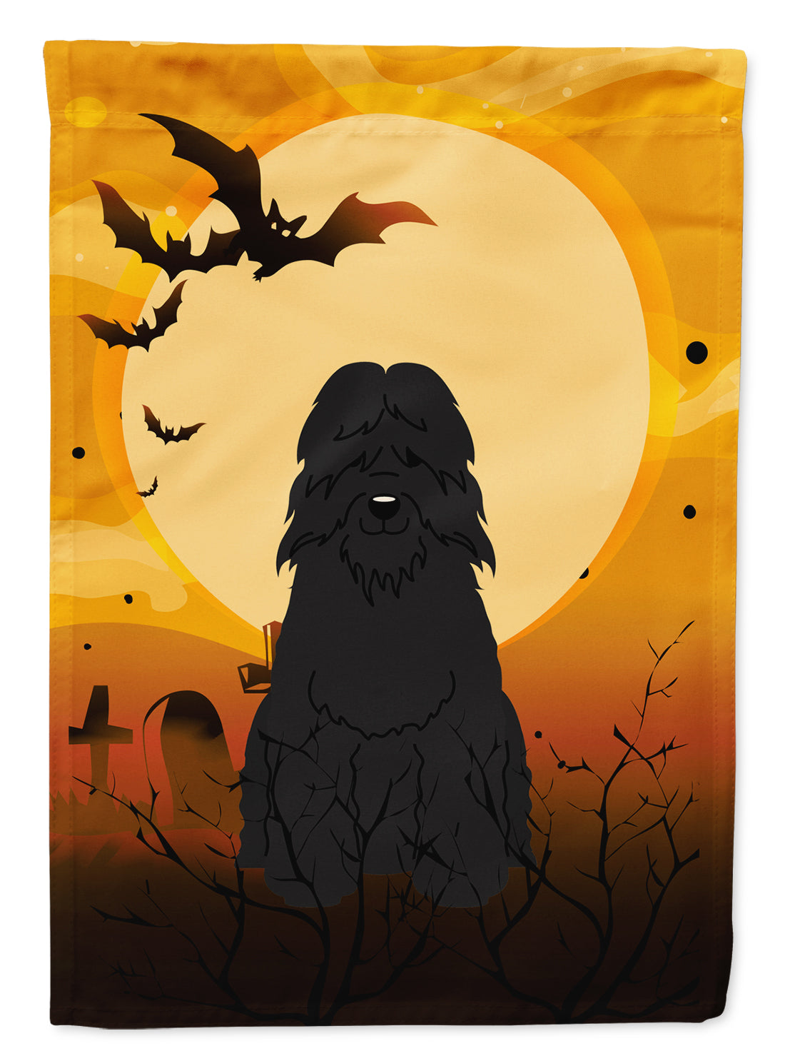 Halloween Bouvier des Flandres Flag Garden Size BB4340GF  the-store.com.