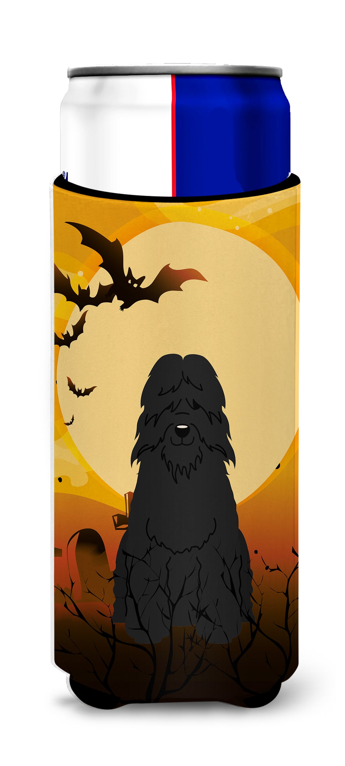 Halloween Bouvier des Flandres  Ultra Hugger for slim cans BB4340MUK  the-store.com.